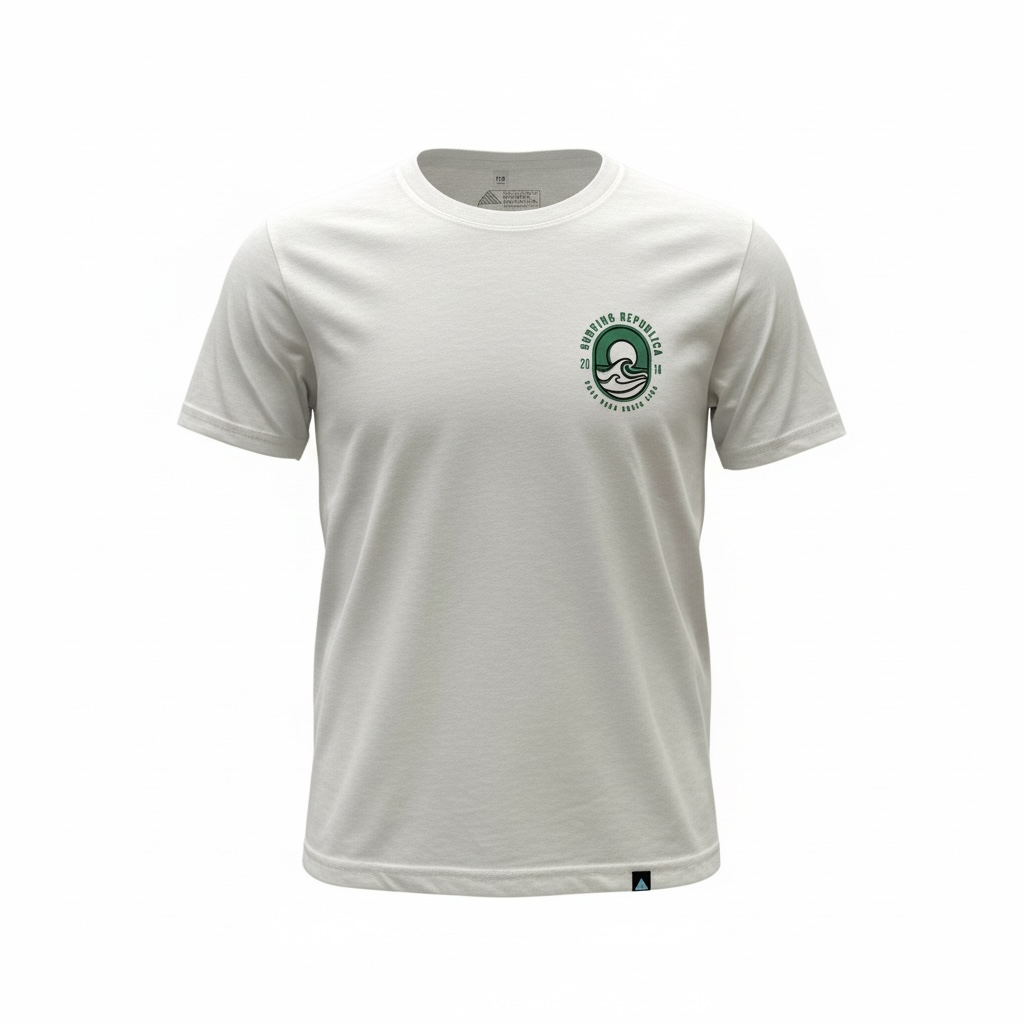 Camiseta blanca niño modelo White Wave