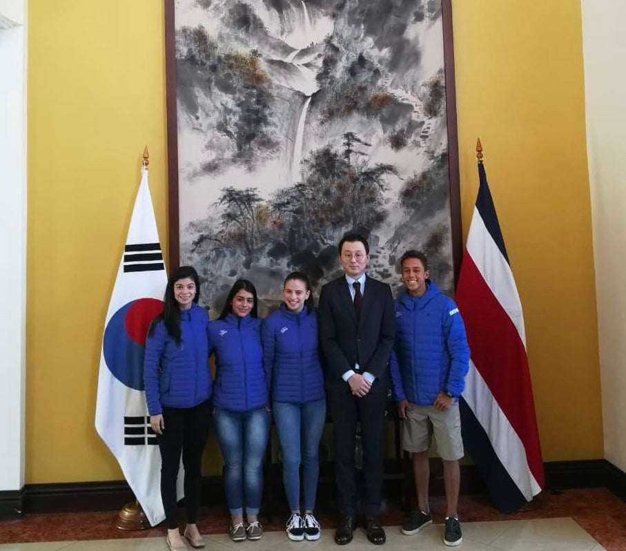 Gobierno de Corea del Sur otorgó viaje a deportistas ticos para conocer su cultura