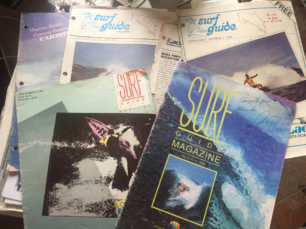 Surfing Costa Rica - Detrás de la foto con la primera guía de surfing de Costa Rica