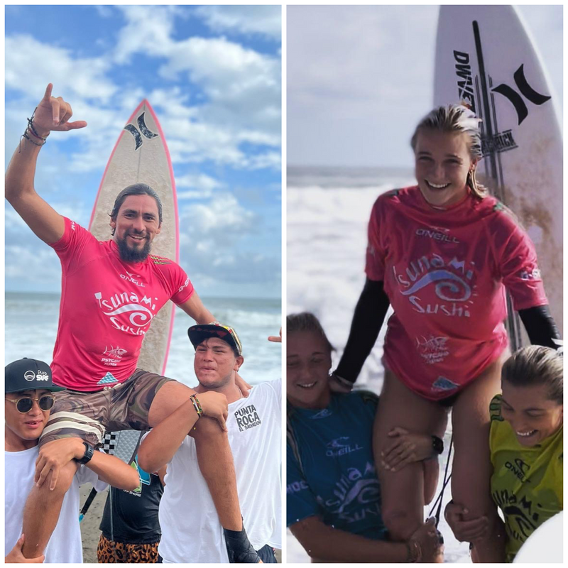 Surfing Republica - Bryan Pérez y Noah Klapp conquistaron el Tsunami Sushi ALAS Pro Tour 2022