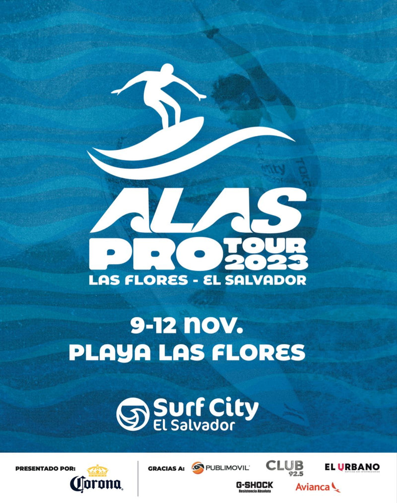 Todo listo para el Surf City El Salvador ALAS Pro 2023, la fecha con más inscripciones realizadas del tour latinoamericano.