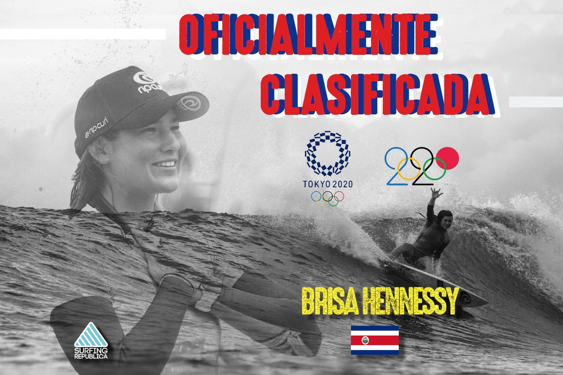 ¡Histórico! Brisa Hennessy es la primera surfeadora tica en clasificar a unas olimpiadas