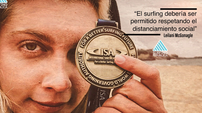 Surfing Costa Rica - Leilani McGonagle: “El surfing debería ser permitido respetando el distanciamiento social”