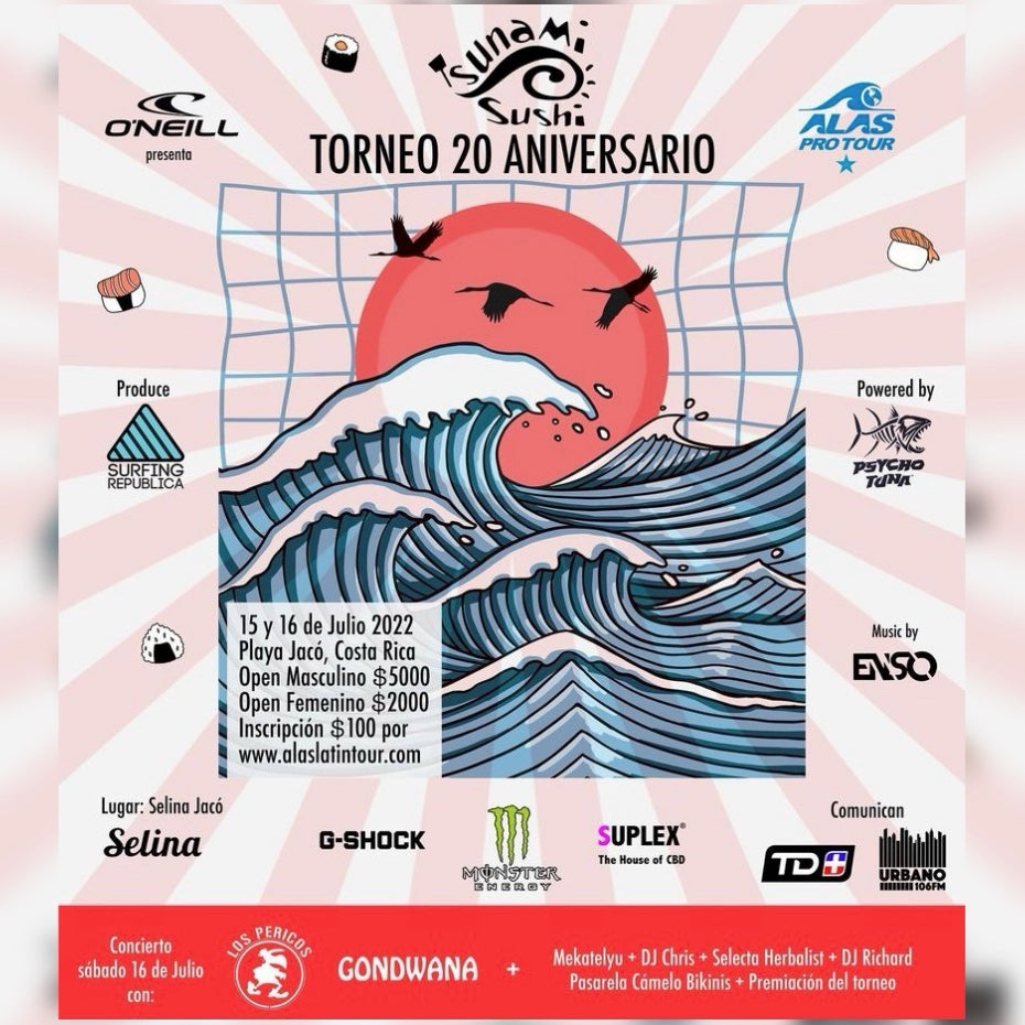 Surfing Republica - Primera fecha ALAS 2022 se efectuará  en Costa Rica y será el inicio para el camino a las olimpiadas de Paris 2024