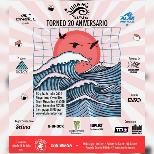 Surfing Republica - Primera fecha ALAS 2022 se efectuará  en Costa Rica y será el inicio para el camino a las olimpiadas de Paris 2024
