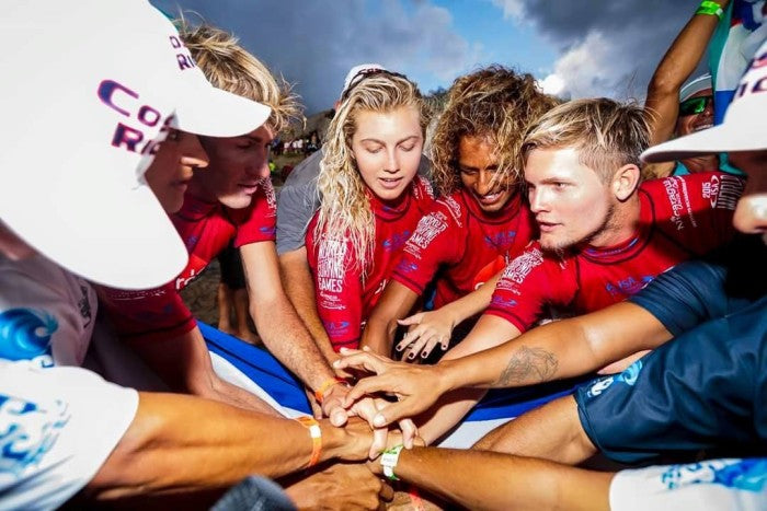 Pre - Selección Nacional entrenará en la ola donde se llevará acabo el próximo Mundial ISA