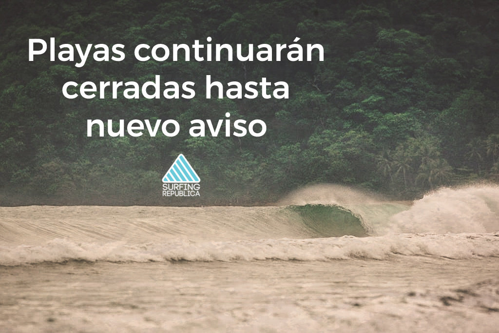 Playas de Costa Rica permanecerán cerradas hasta nuevo aviso