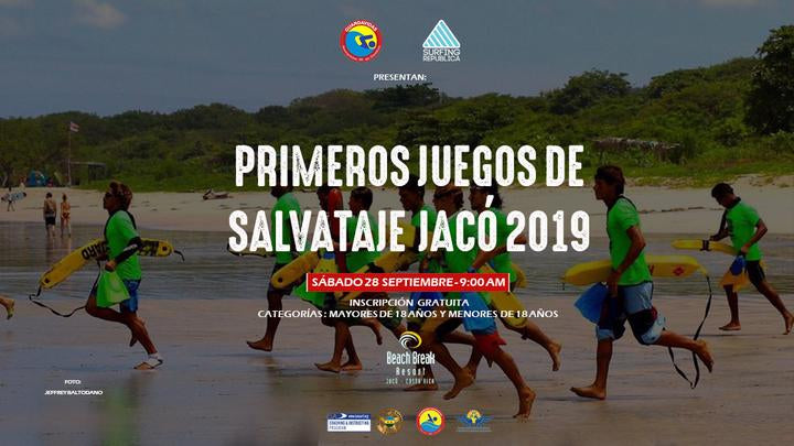 Primera edición de los Juegos de Salvataje se llevarán acabo mañana sábado en Playa Jacó
