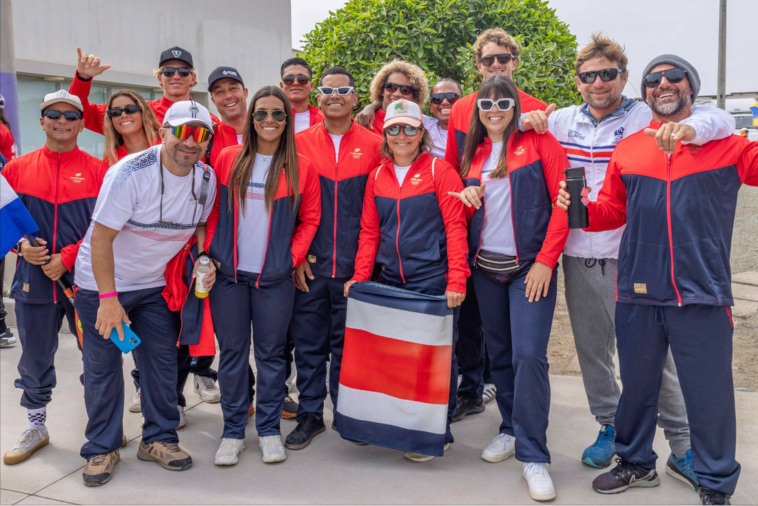 Costa Rica obtiene 8va posición en Panamericanos de Surf 2024