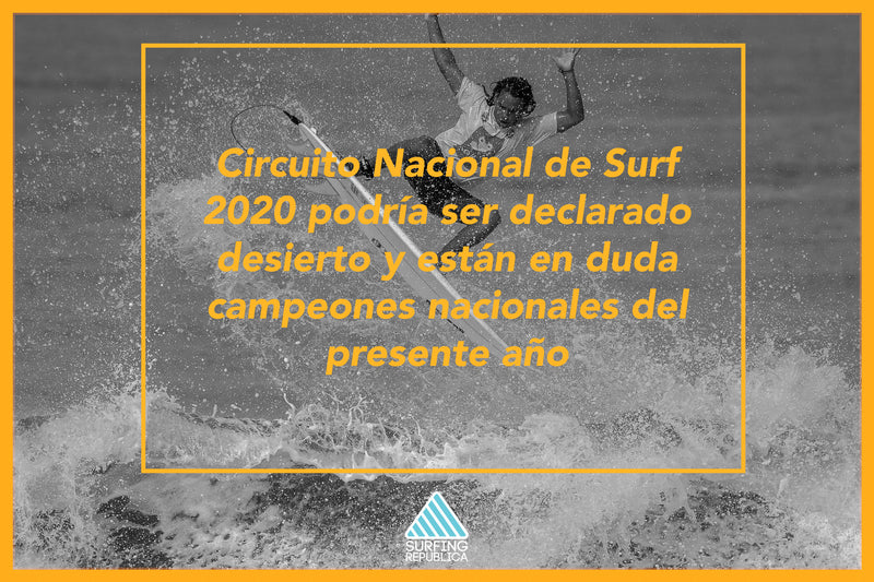 Surfing Costa Rica - Circuito Nacional de Surf 2020 podría ser declarado desierto y están en duda campeones nacionales del presente año