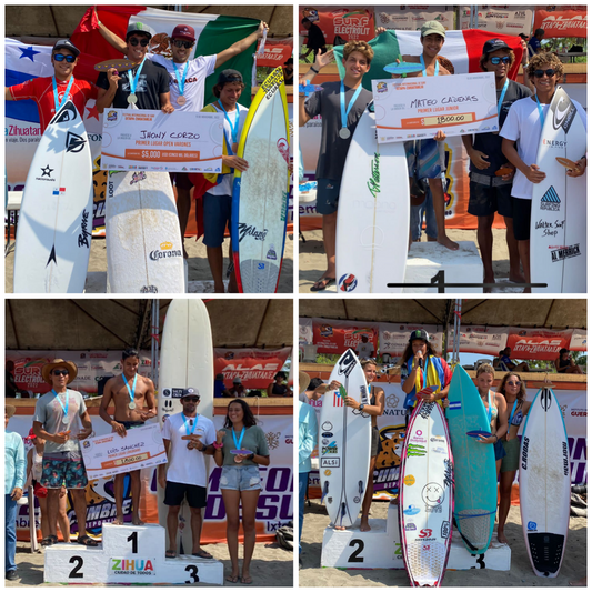 Surfing República - Corzo, Barona, Cadenas y Sánchez ganaron el FEMEX ALAS PRO 2022