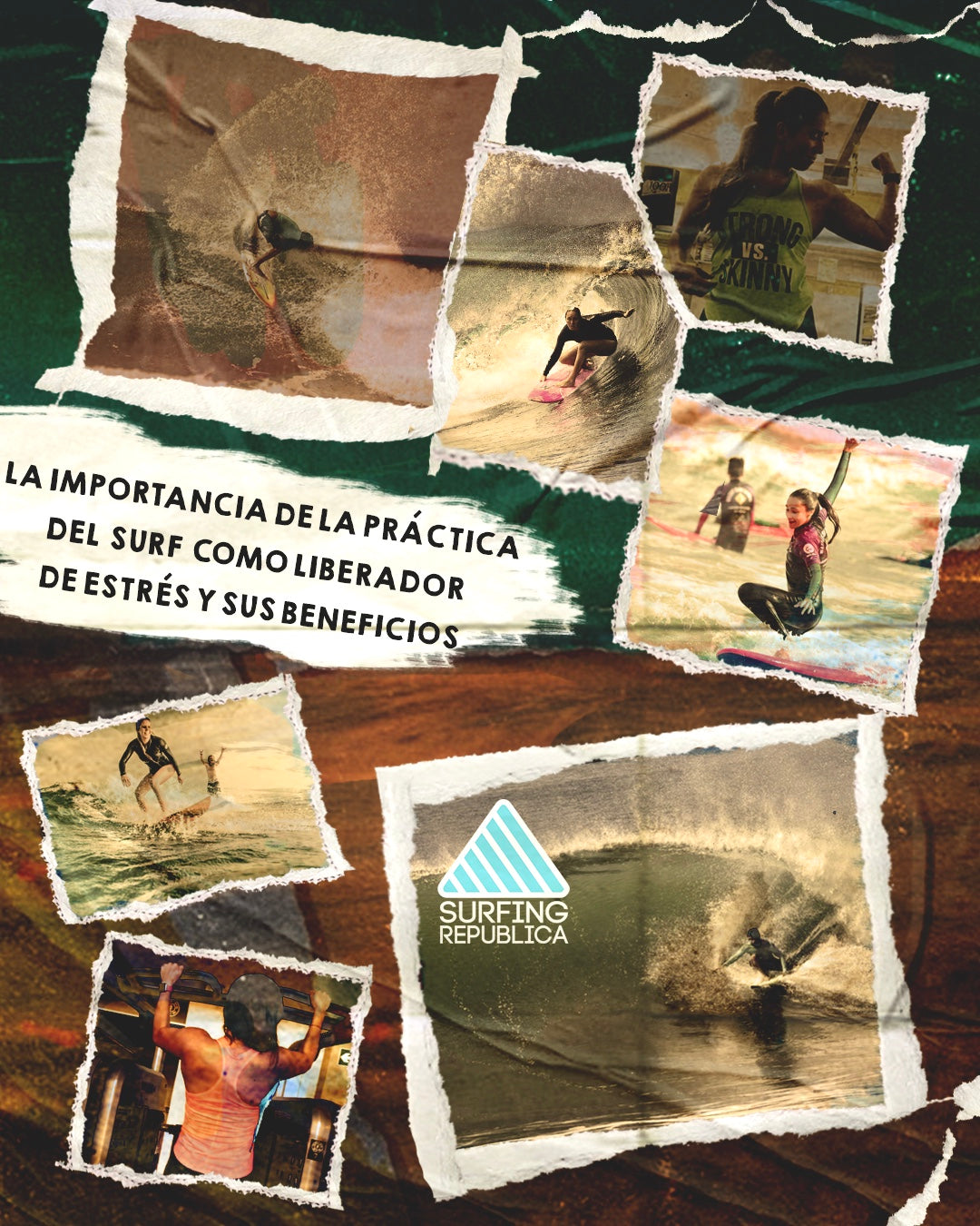 Surfing Republica - La importancia de la práctica del surfing como liberador de estrés y sus beneficios en la salud