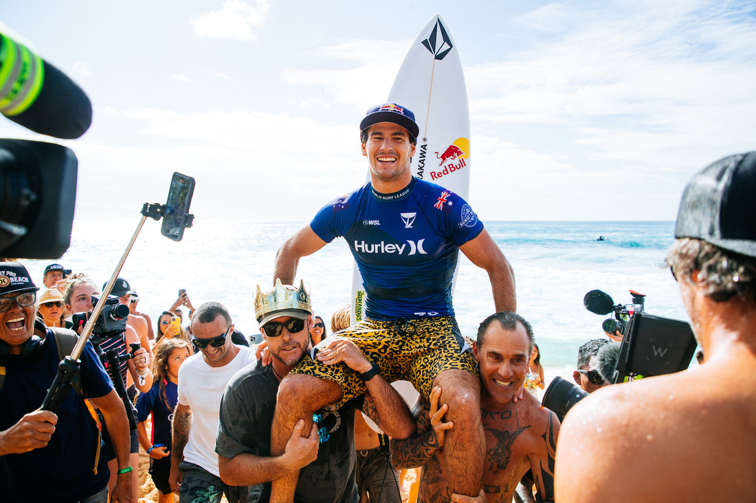 Jack Robinson llega a la final por primera vez y se corona campeón del Hurley Pro Sunset Beach 2024, dos años después de su primera participación en este evento.