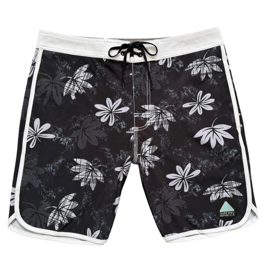 Boardshort de surf White Leaves