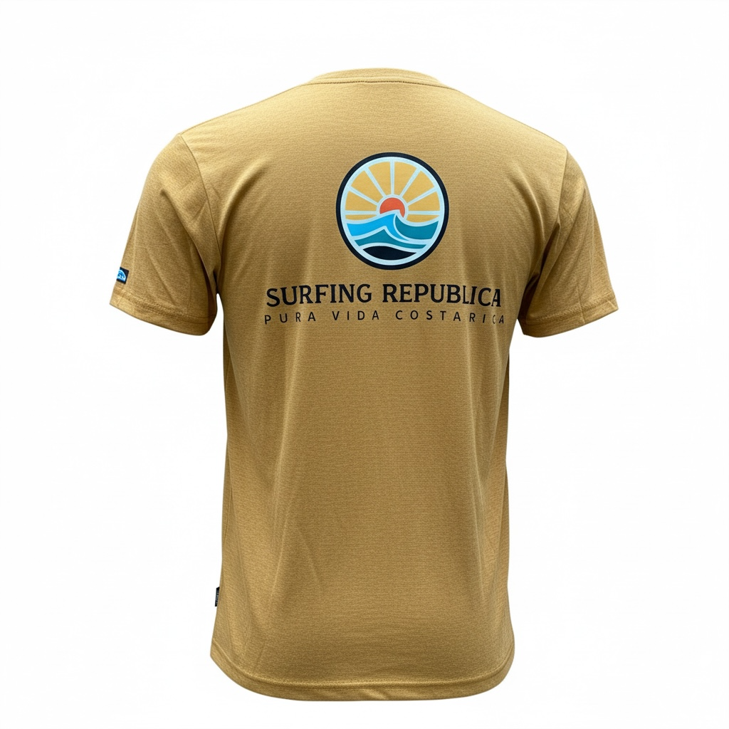 Camiseta amarillo mostaza modelo Yellow Sun