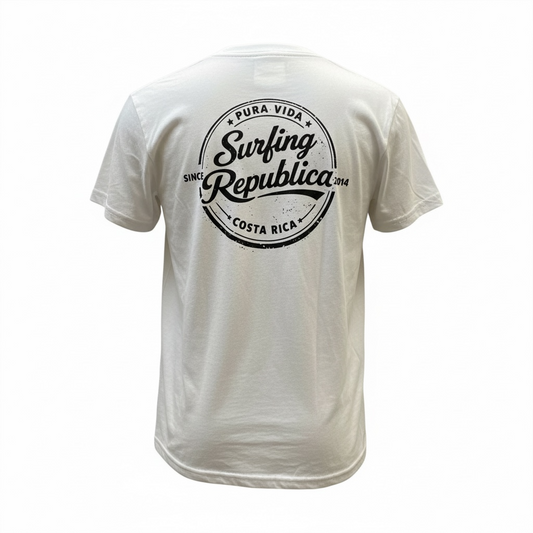 Camiseta blanca niño modelo Stamp