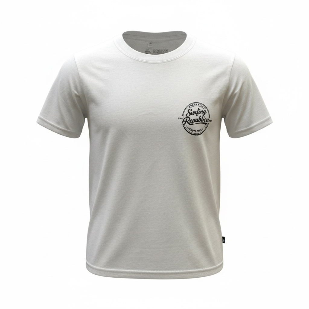 Camiseta blanca niño modelo Stamp