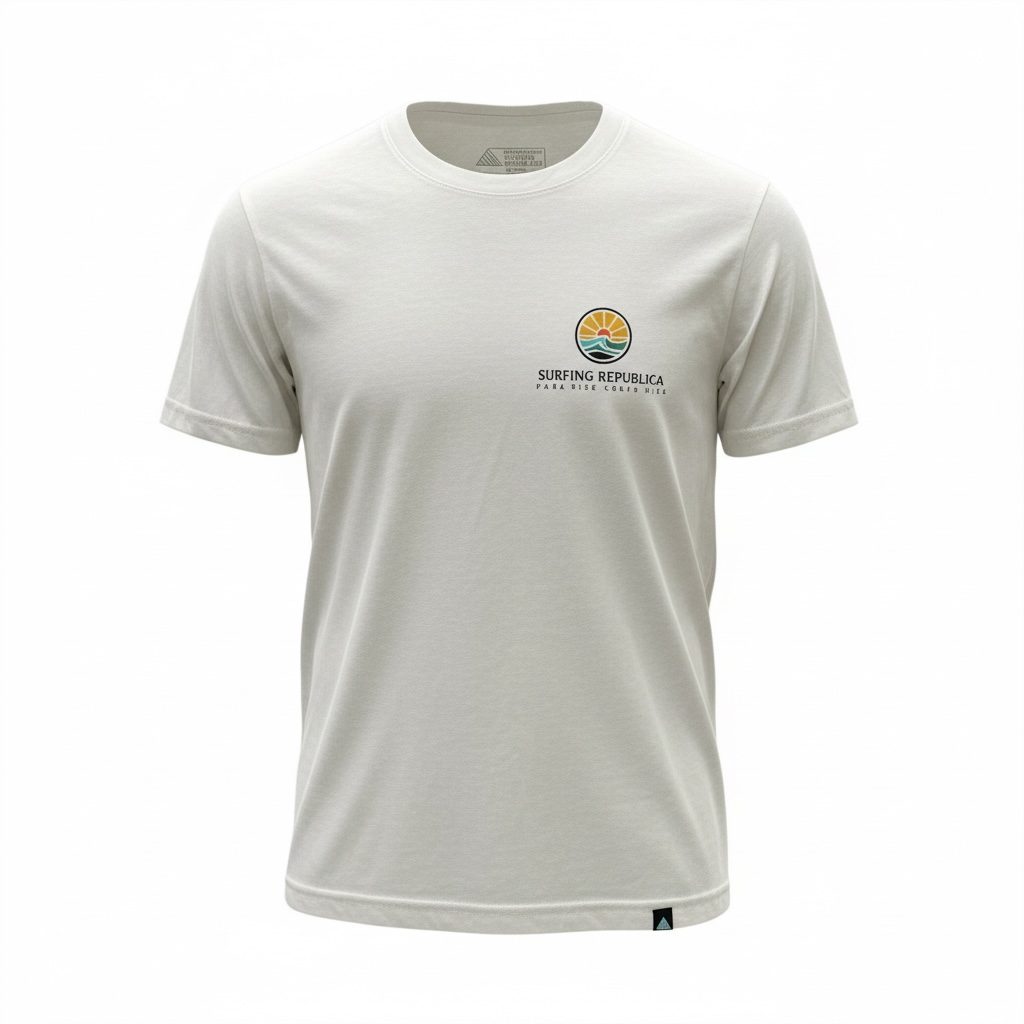 Camiseta blanca niño modelo Yellow Sun