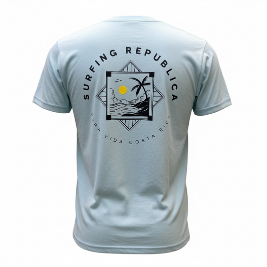 Camiseta celeste modelo NSEW