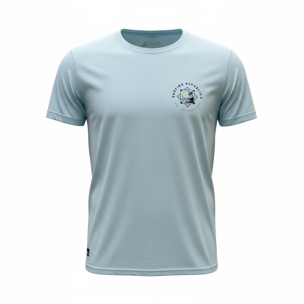 Camiseta celeste modelo NSEW