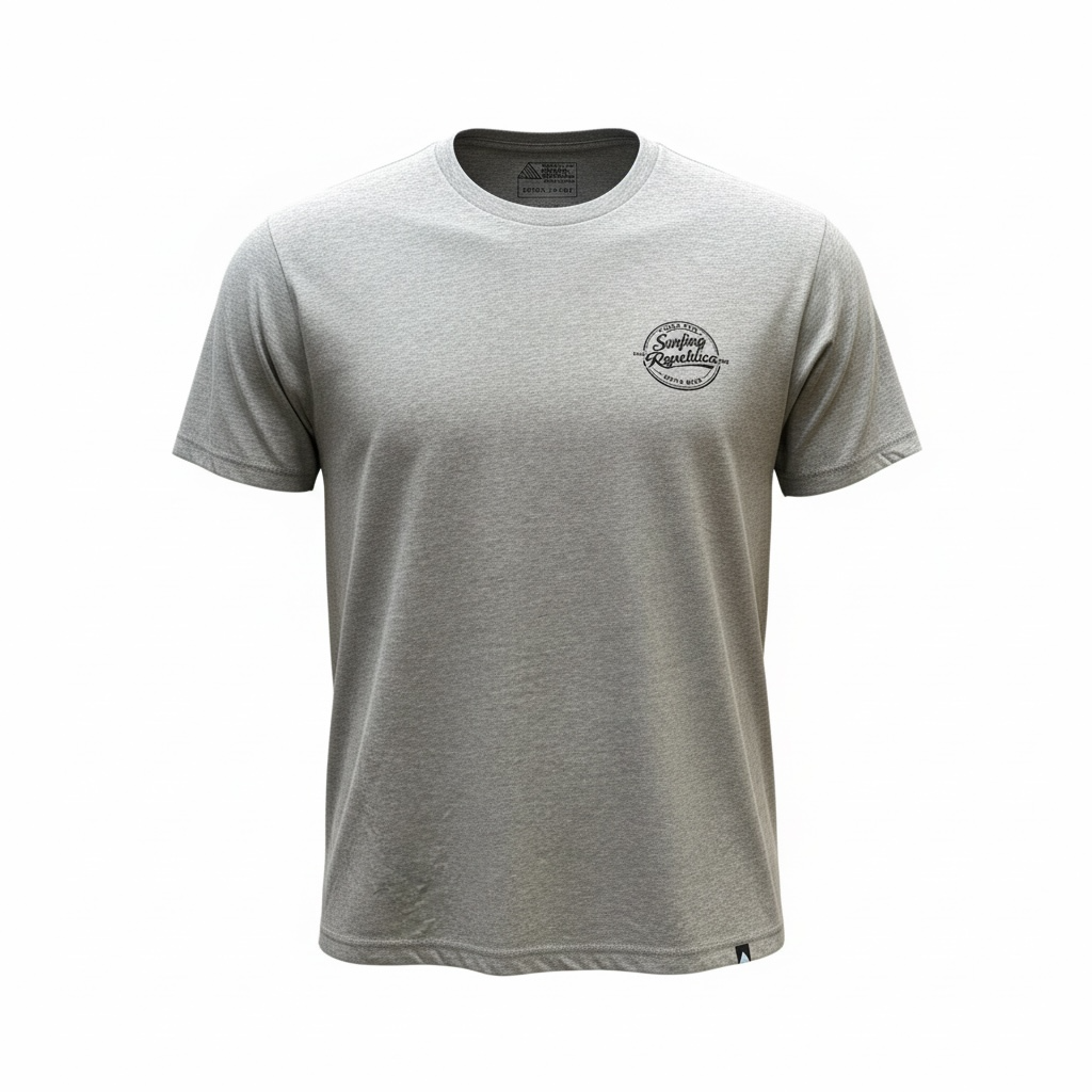 Camiseta gris modelo Stamp